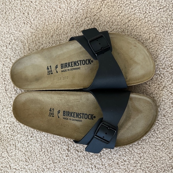(NWOT) Birkenstock Madrid 41 Black, Sandals - Picture 4 of 10